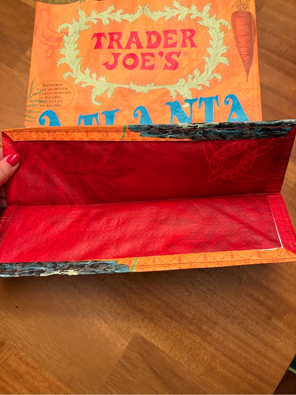 Trader Joe’s Atlanta Reusable Grocery Tote - Picture 3 of 5